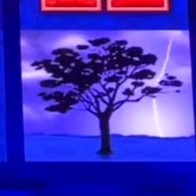 Big Red gum tree scatter symbol