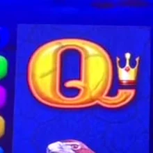 Big Red royal card symbols 9 10 J Q K
